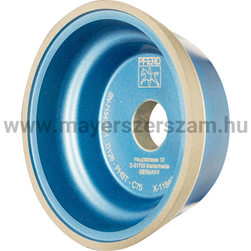 GYÉMÁNT CSISZOLÓKORONG 11V9 100- 3-10 D126 PHSTC75 BO.20 termék fő termékképe