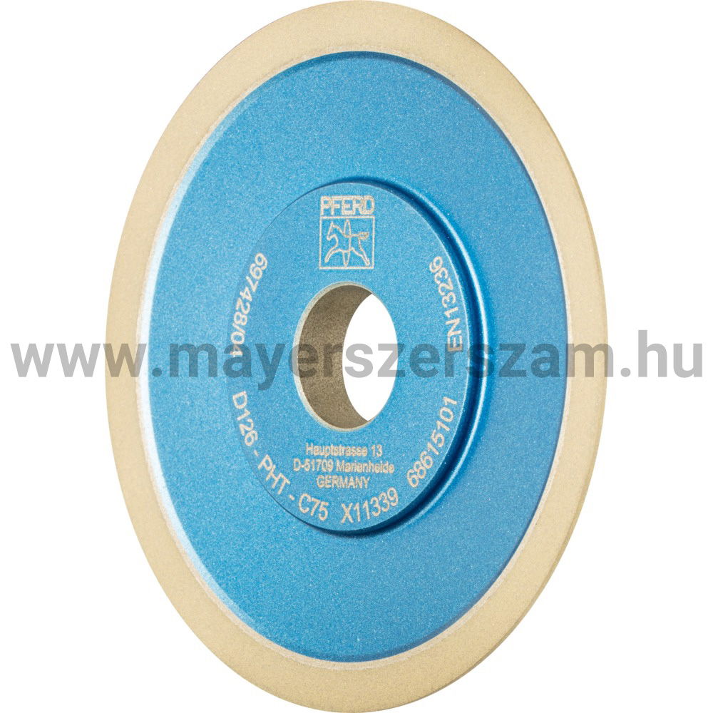 GYÉMÁNT CSISZOLÓKORONG 4BT9 100- 6- 1 D126 PHT C75 BO.20 termék fő termékképe