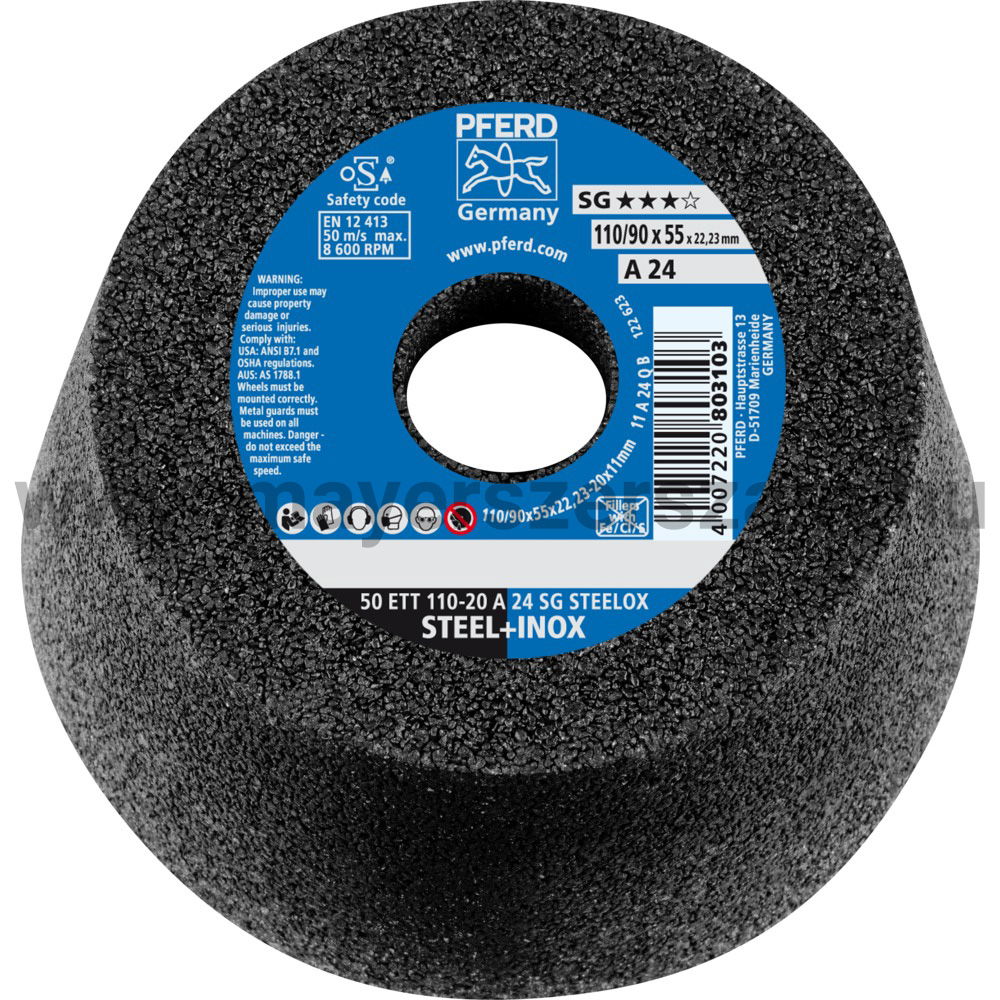 FAZÉKKORONG 50 ETT 110-20 A 24 SG STEELOX termék fő termékképe