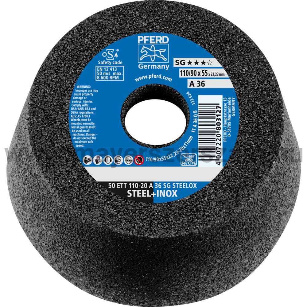 FAZÉKKORONG 50 ETT 110-20 A36 SG STEELOX termék fő termékképe