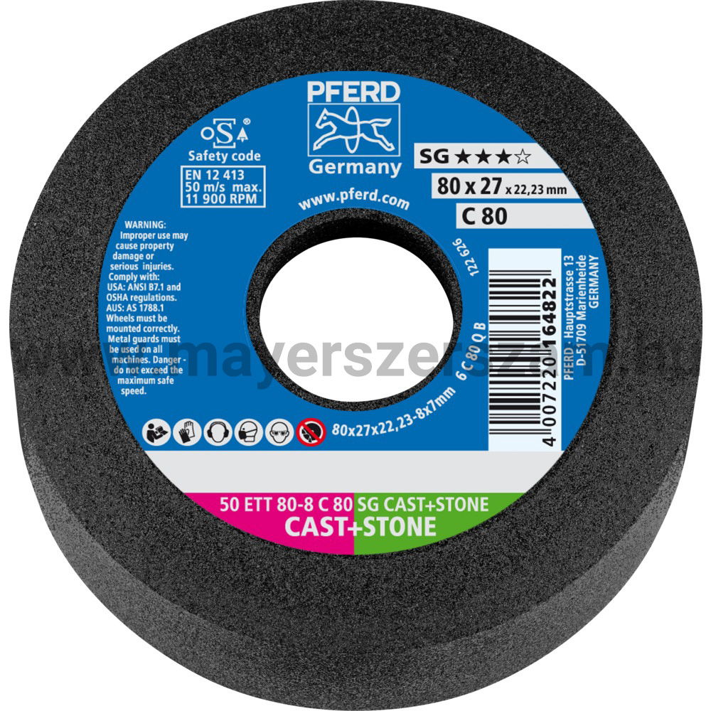 FAZÉKKORONG 50 ETT 80-8 C80 SG CAST+STONE termék fő termékképe