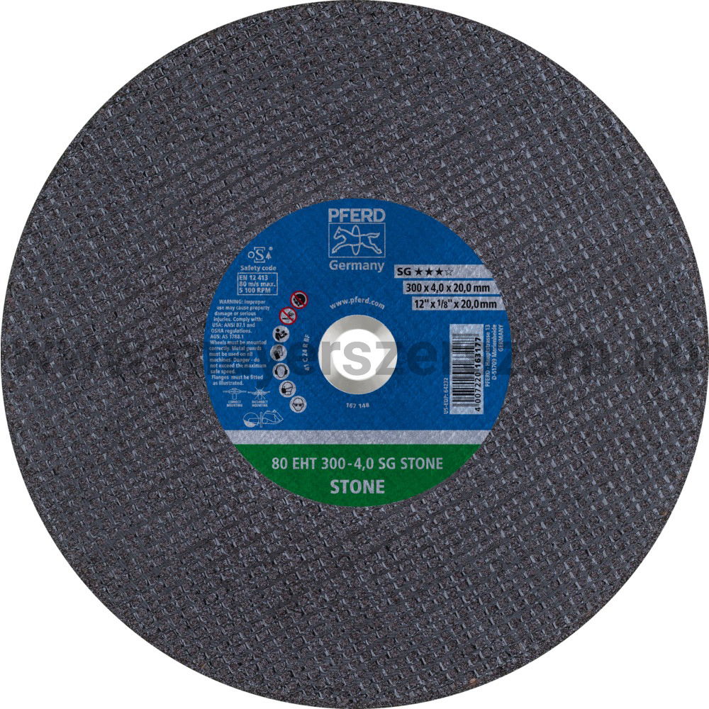 VÁGÓKORONG 80 EHT 300-4,0 SG STONE/20 termék fő termékképe