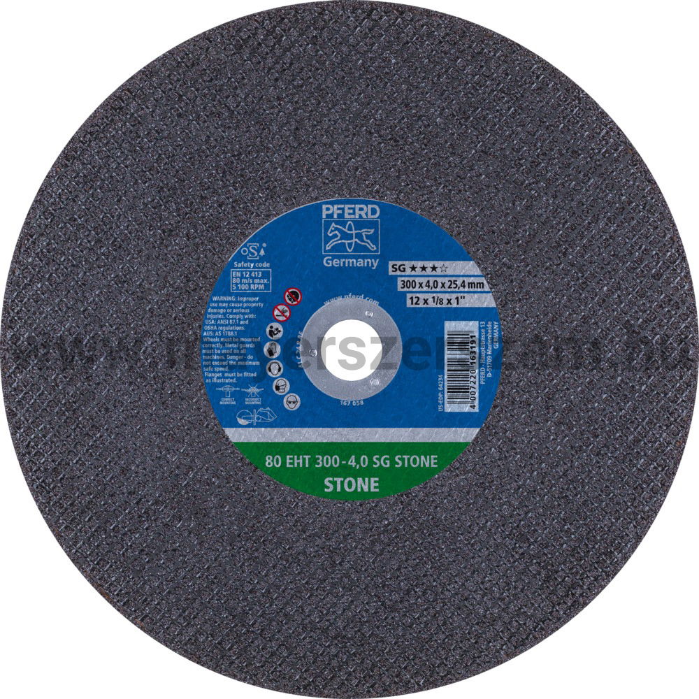 VÁGÓKORONG 80 EHT 300-4,0 SG STONE/25,4 termék fő termékképe