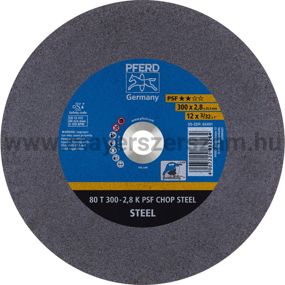 80 T 300-2,8 K PSF CHOP STEEL/25,4 termék fő termékképe