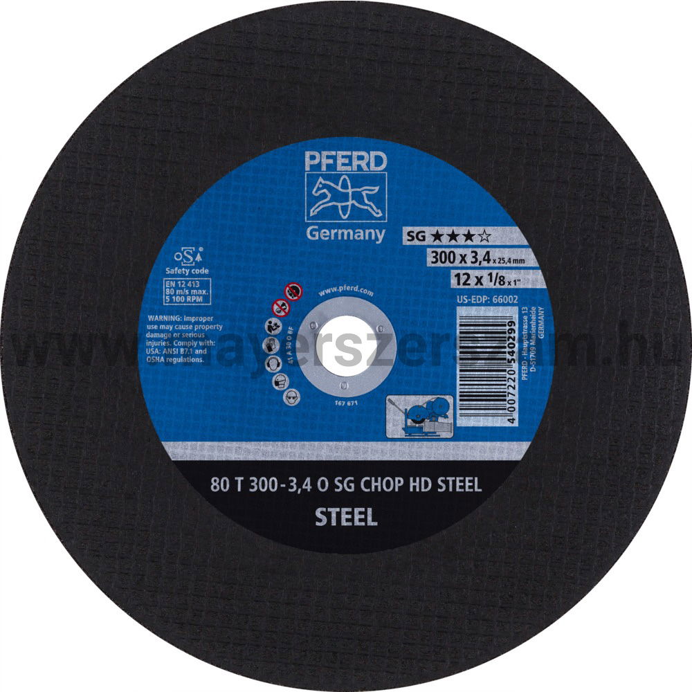 80 T 300-3,4 O SG CHOP HD STEEL/25,4 termék fő termékképe