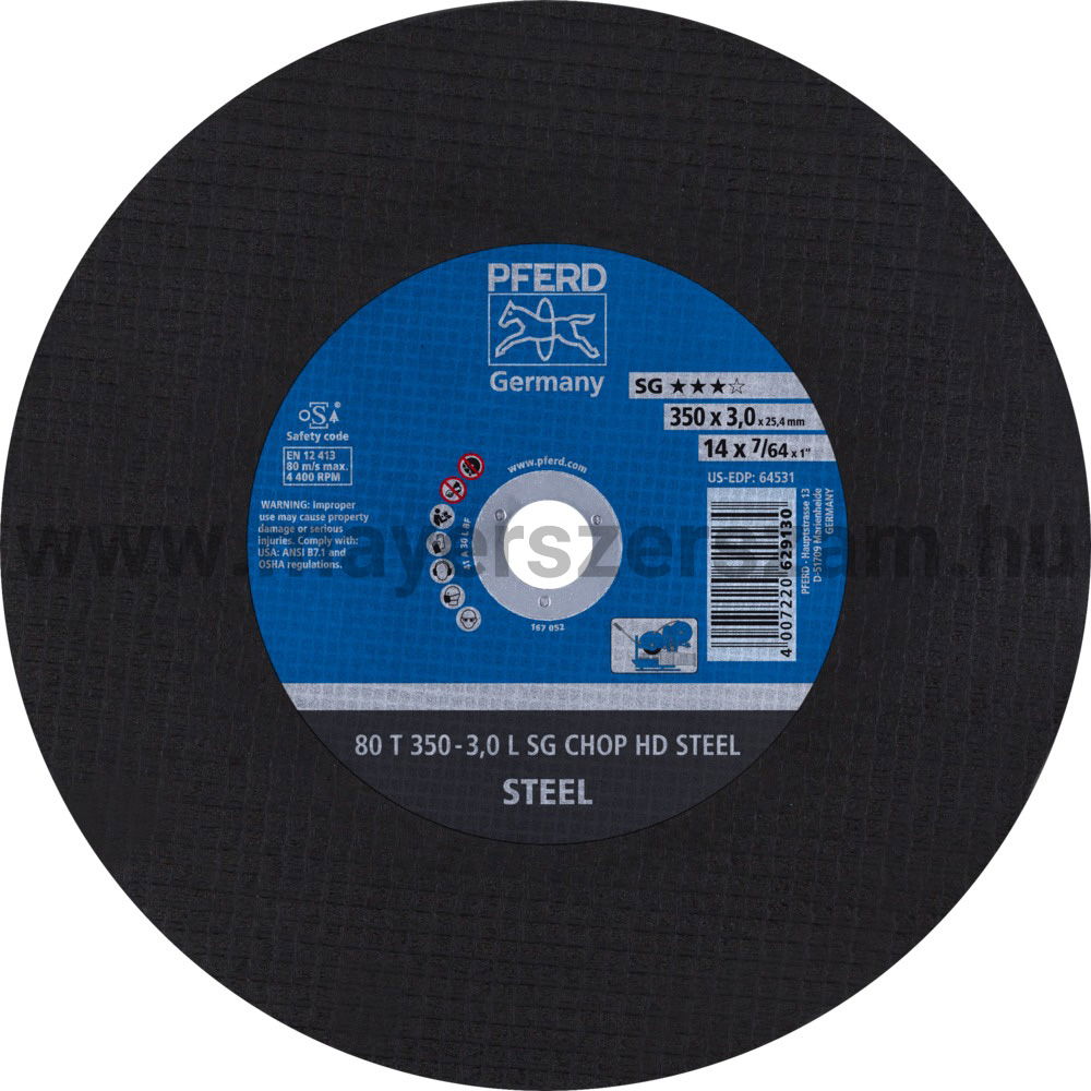 80 T 350-3,0 L SG CHOP HD STEEL/25,4 termék fő termékképe
