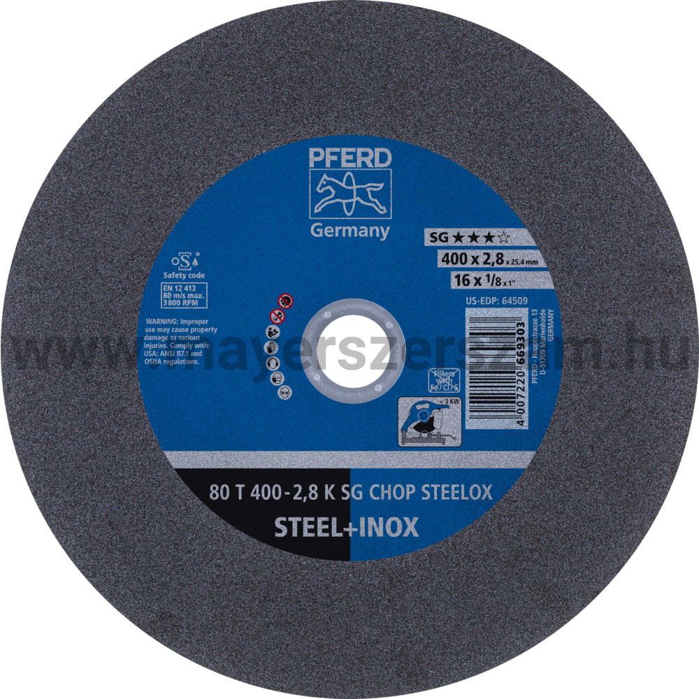 80 T 400-2,8 K SG CHOP STEELOX/25,4 termék fő termékképe