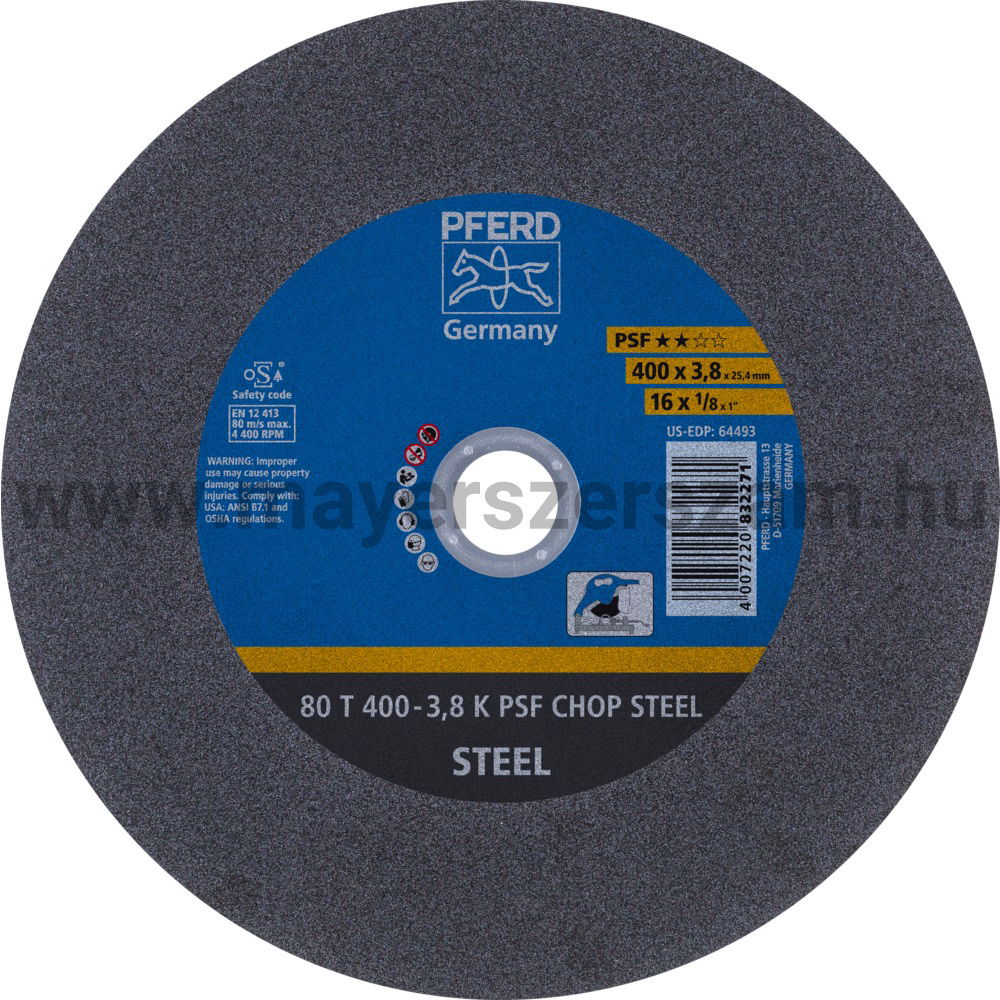 80 T 400-3,8 K PSF CHOP STEEL/25,4 termék fő termékképe