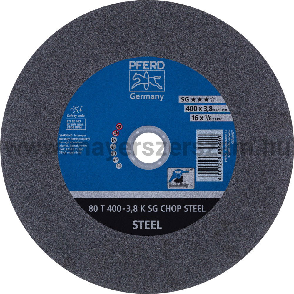 80 T 400-3,8 K SG CHOP STEEL/32,0 termék fő termékképe