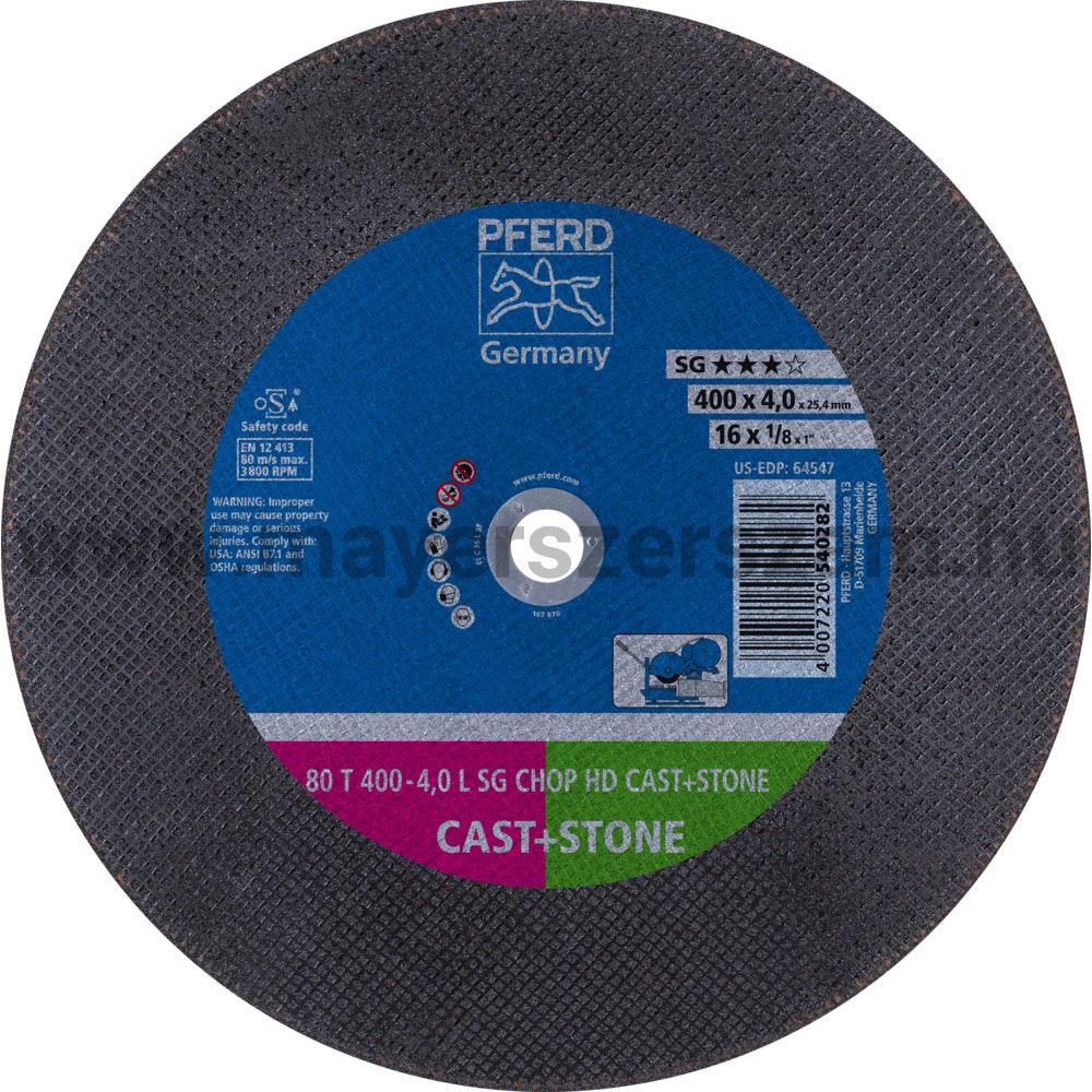80 T400-4,0 L SG CHOPHD CAST+STONE/25,4 termék fő termékképe