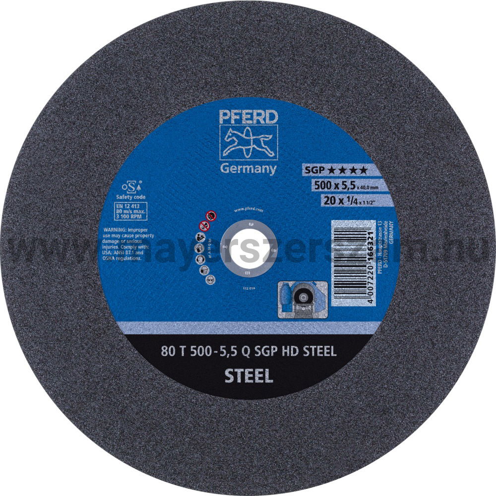 80 T 500-5,5 Q SGP HD STEEL/40,0 termék fő termékképe