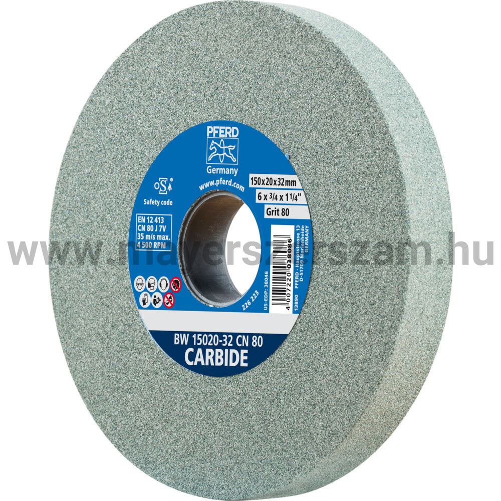 KÖSZÖRŰKORONG BW 15020-32 CN 80 CARBIDE termék fő termékképe