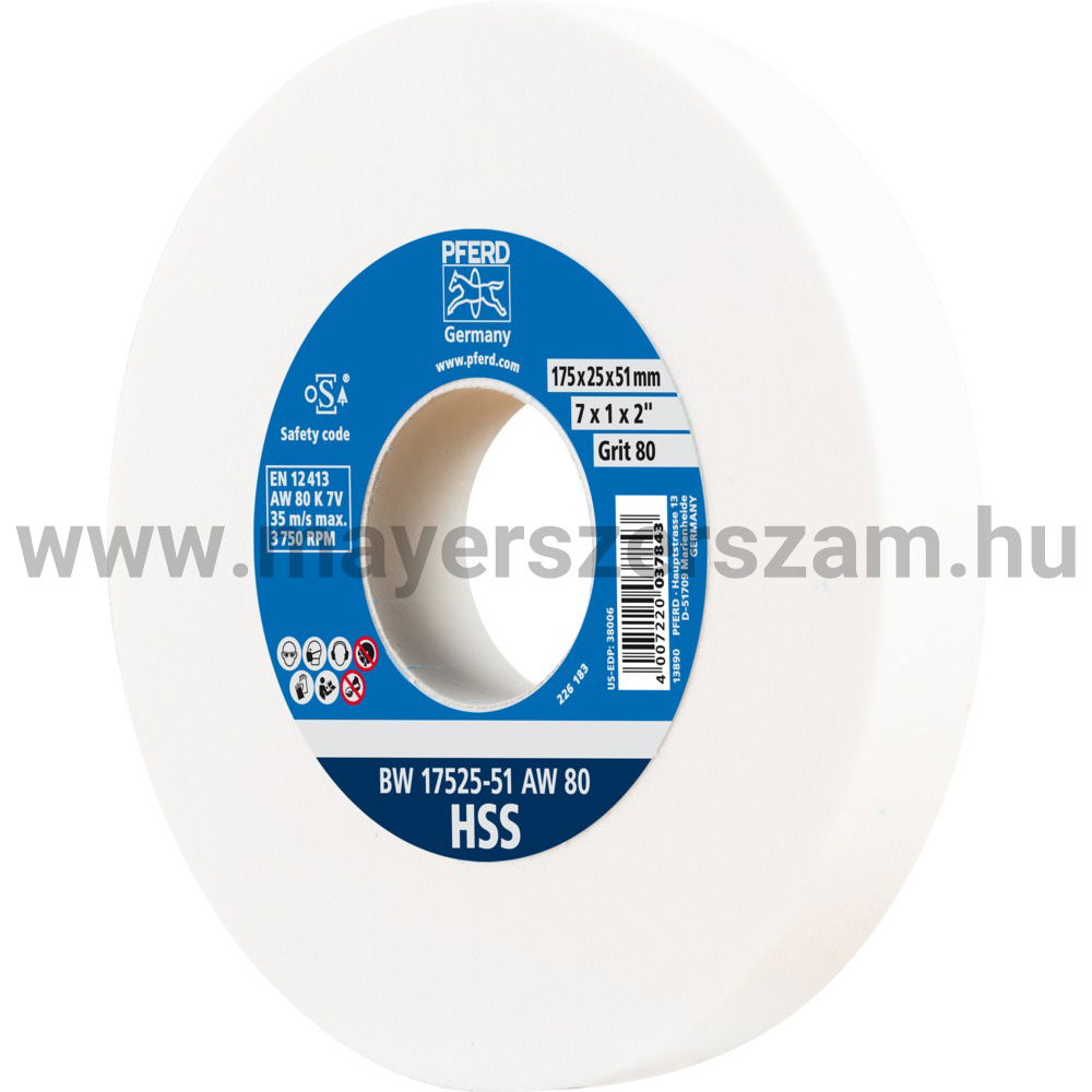 KÖSZÖRŰKORONG BW 17525-51 AW 80 HSS termék fő termékképe