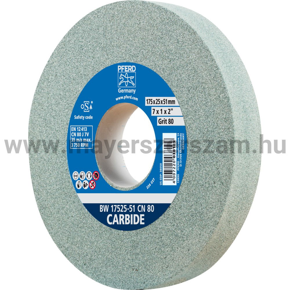 KÖSZÖRŰKORONG BW 17525-51 CN 80 CARBIDE termék fő termékképe