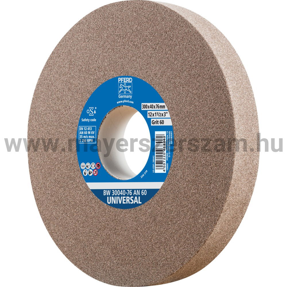 KÖSZÖRŰKORONG BW 30040-76 AN 60 UNIVERSAL termék fő termékképe