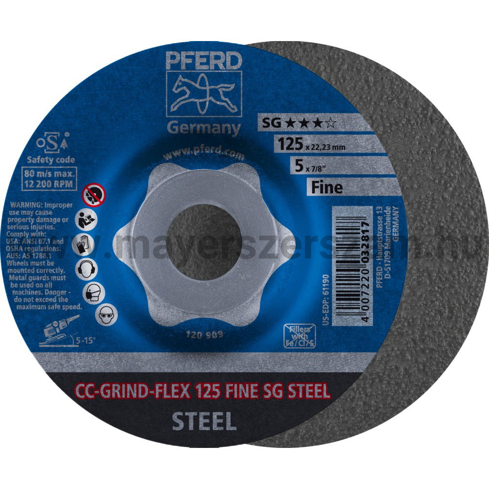 CC-GRIND-FLEX 125 FINOM SG STEEL termék fő termékképe