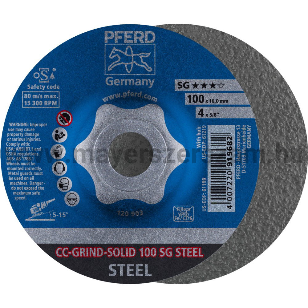 CC-GRIND-SOLID 100 SG STEEL/16 termék fő termékképe