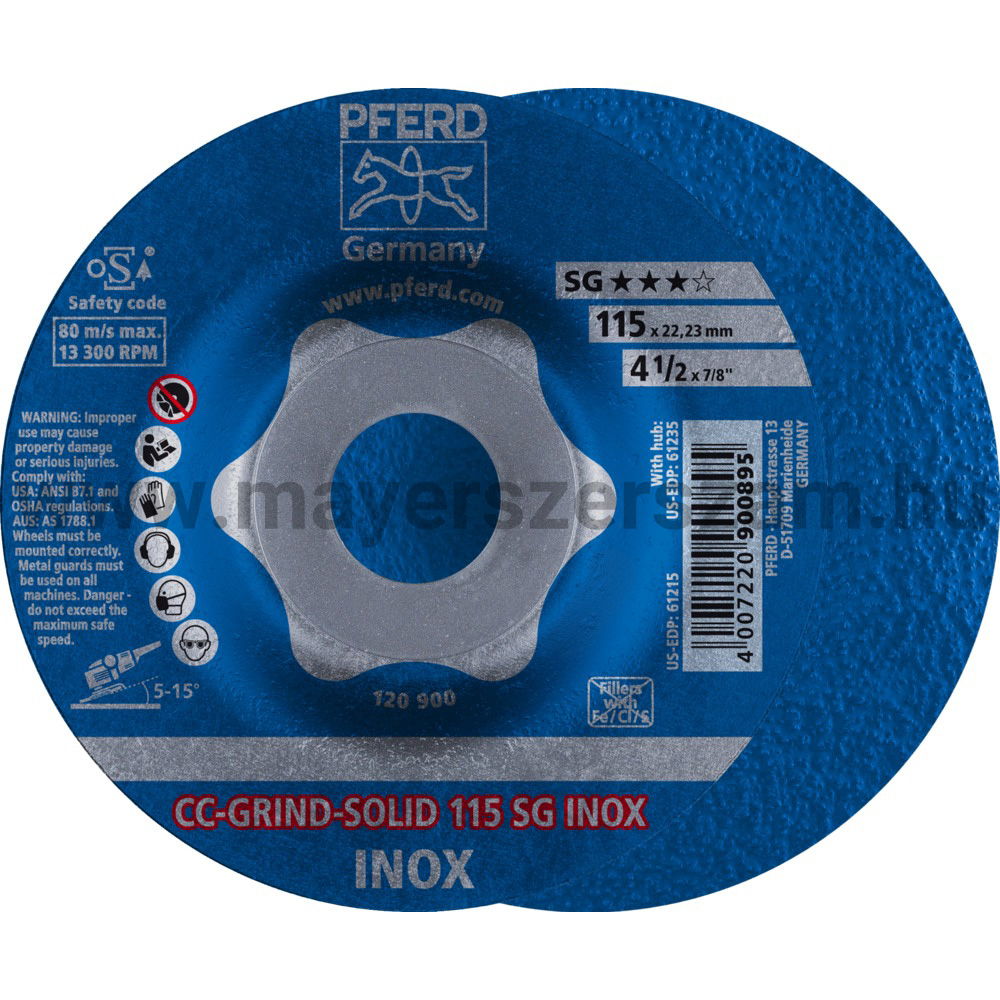 CC-GRIND-SOLID 115 SG INOX termék fő termékképe