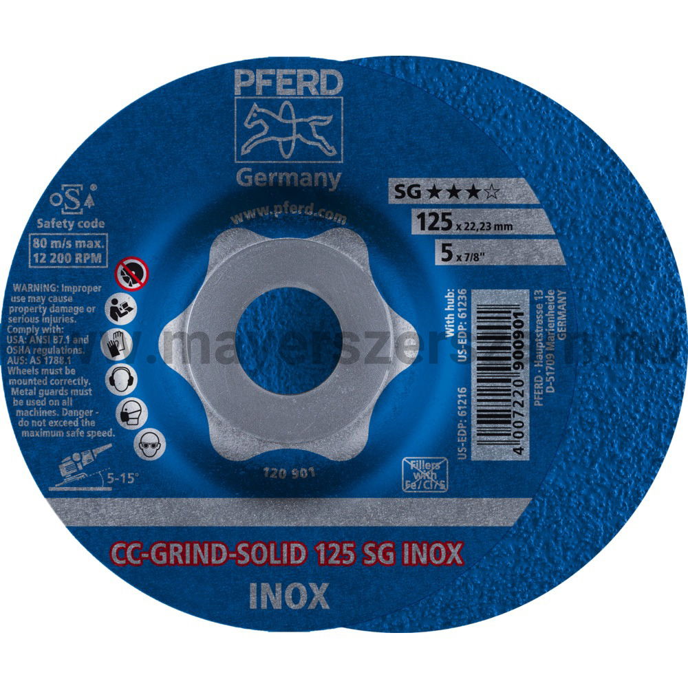 CC-GRIND-SOLID 125 SG INOX termék fő termékképe