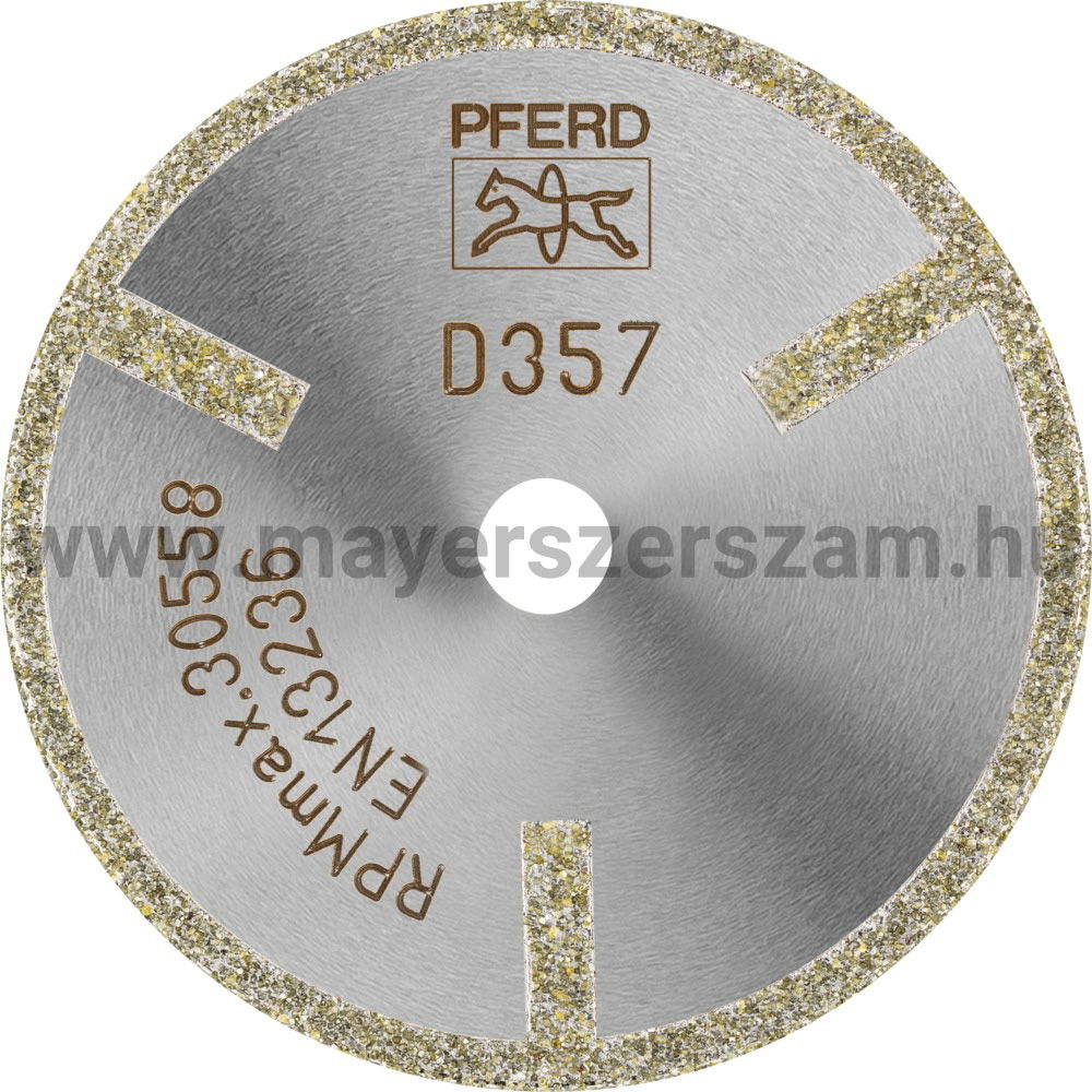 GYÉMÁNTSZEMCSÉS VÁGÓKORONG D1A1R 50-2-10,0 D357 GA G termék fő termékképe