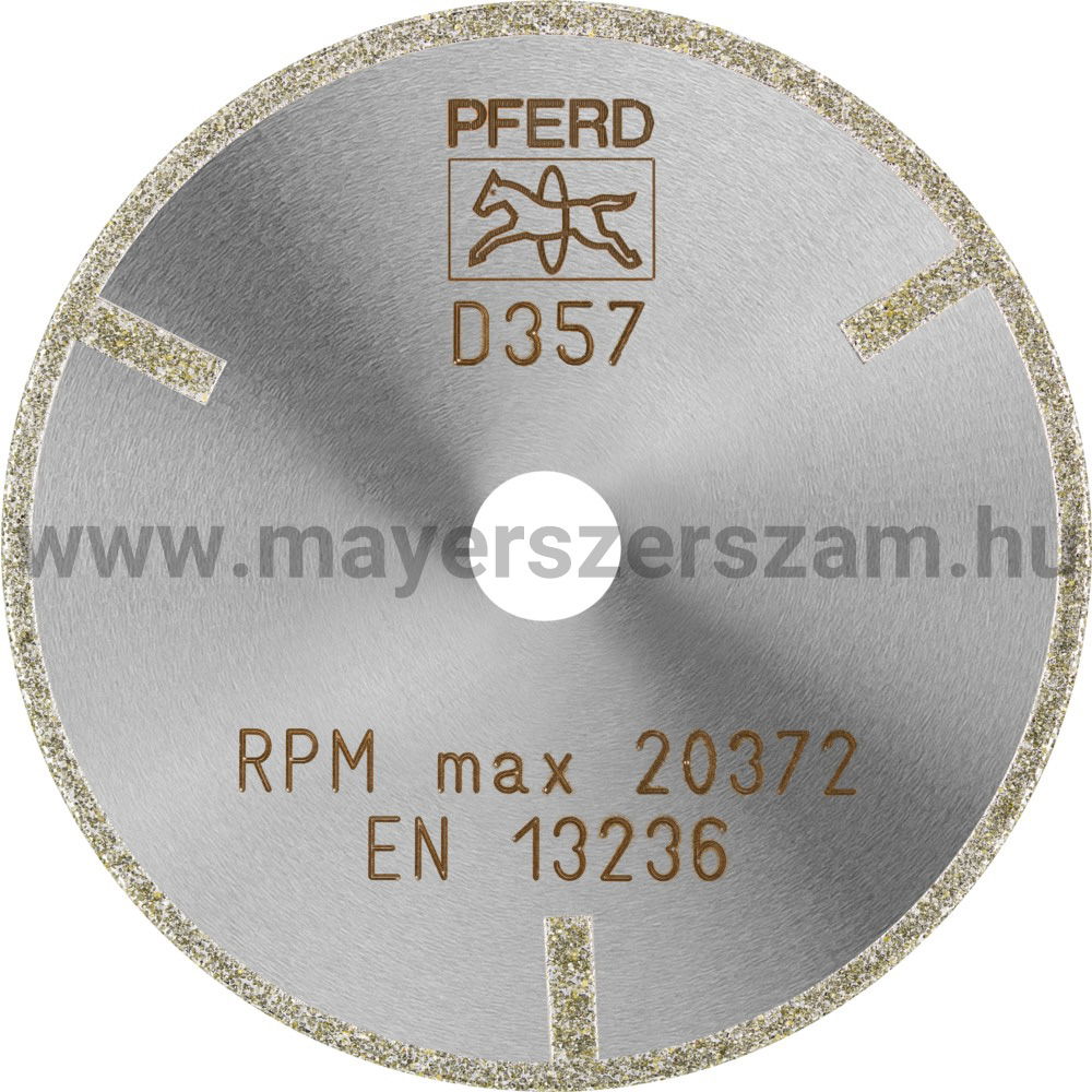 GYÉMÁNTSZEMCSÉS VÁGÓKORONG D1A1R 75-2-10,0 D357 GA G termék fő termékképe