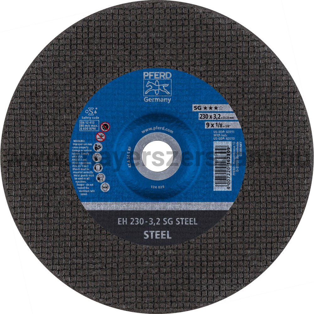VÁGÓKORONG EH 230-3,2 SG STEEL termék fő termékképe