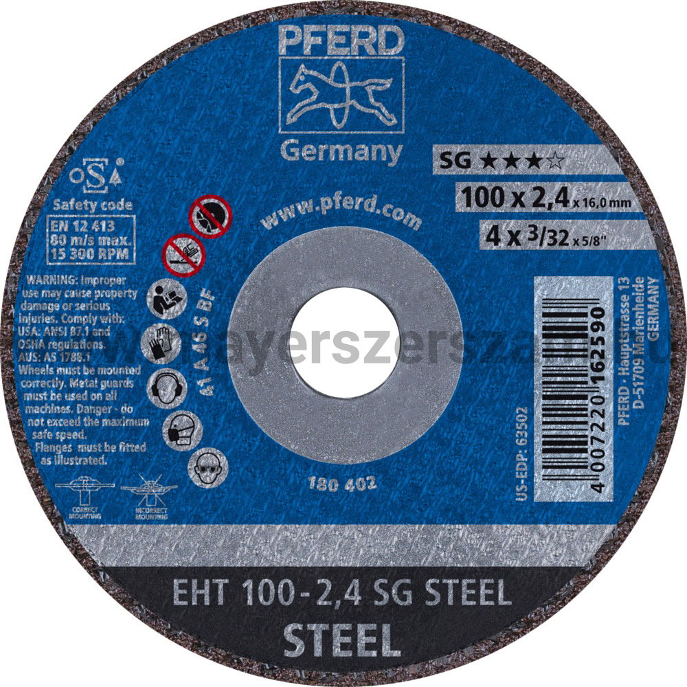 VÁGÓKORONG EHT 100-2,4 SG STEEL/16 termék fő termékképe