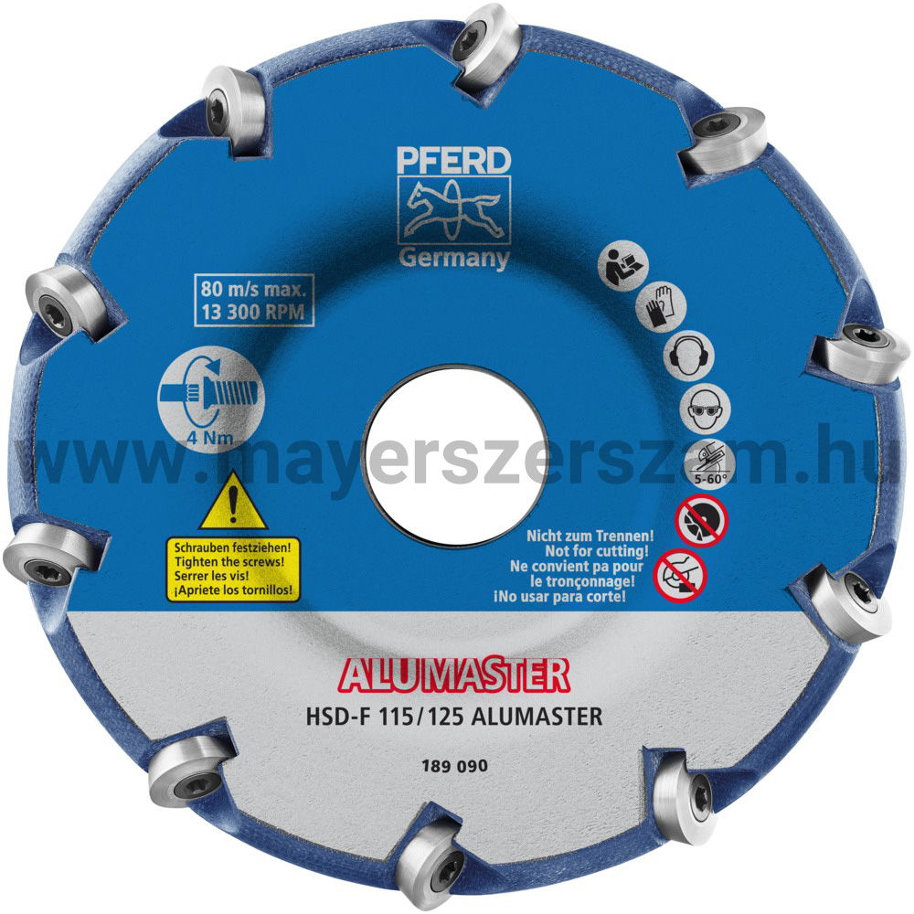 HIGH SPEED DISC HSD-F 115/125 ALUMASTER termék fő termékképe