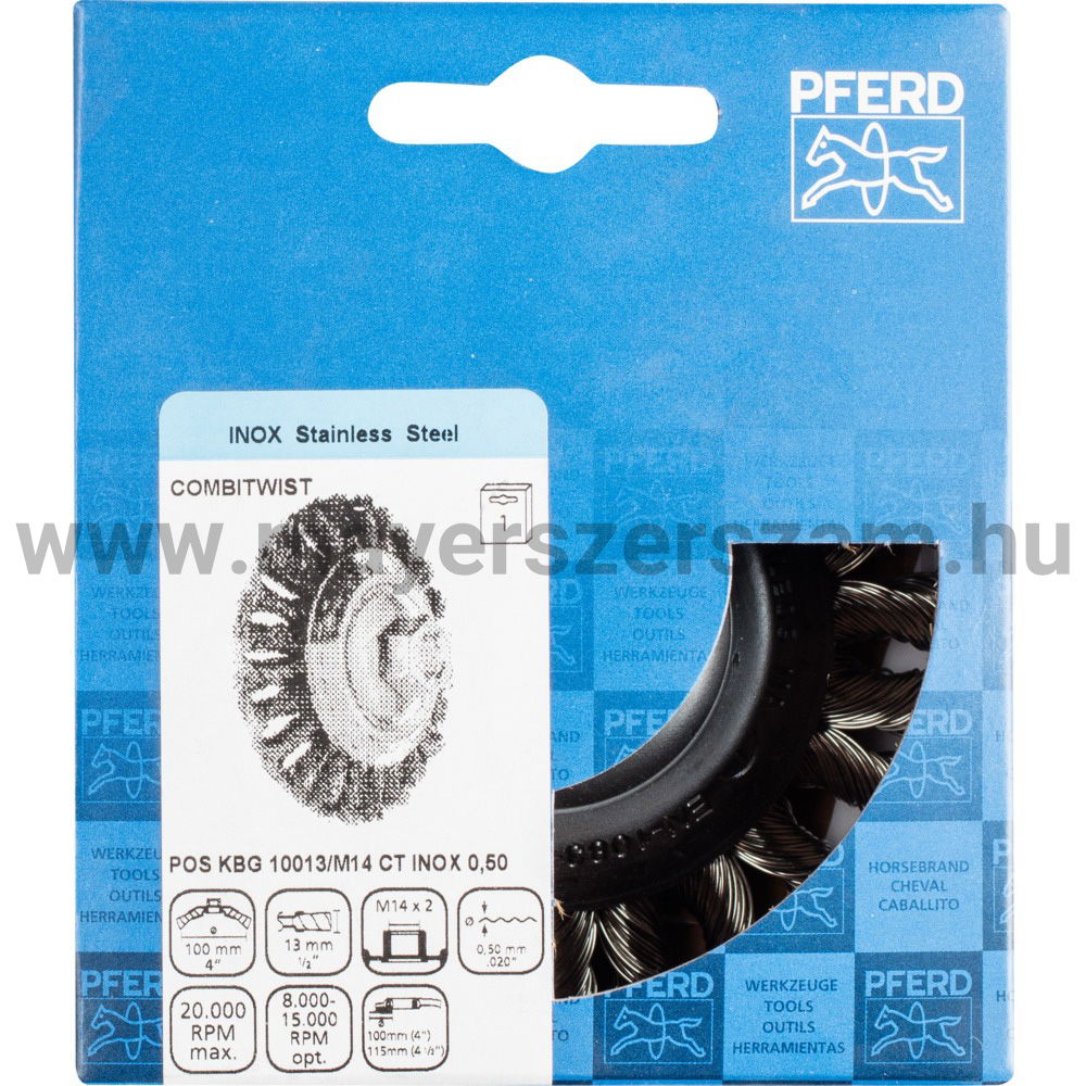 FONOTT KÚPOS MENETES KEFE POS KBG 10013/M14 CT INOX 0,50 termék fő termékképe