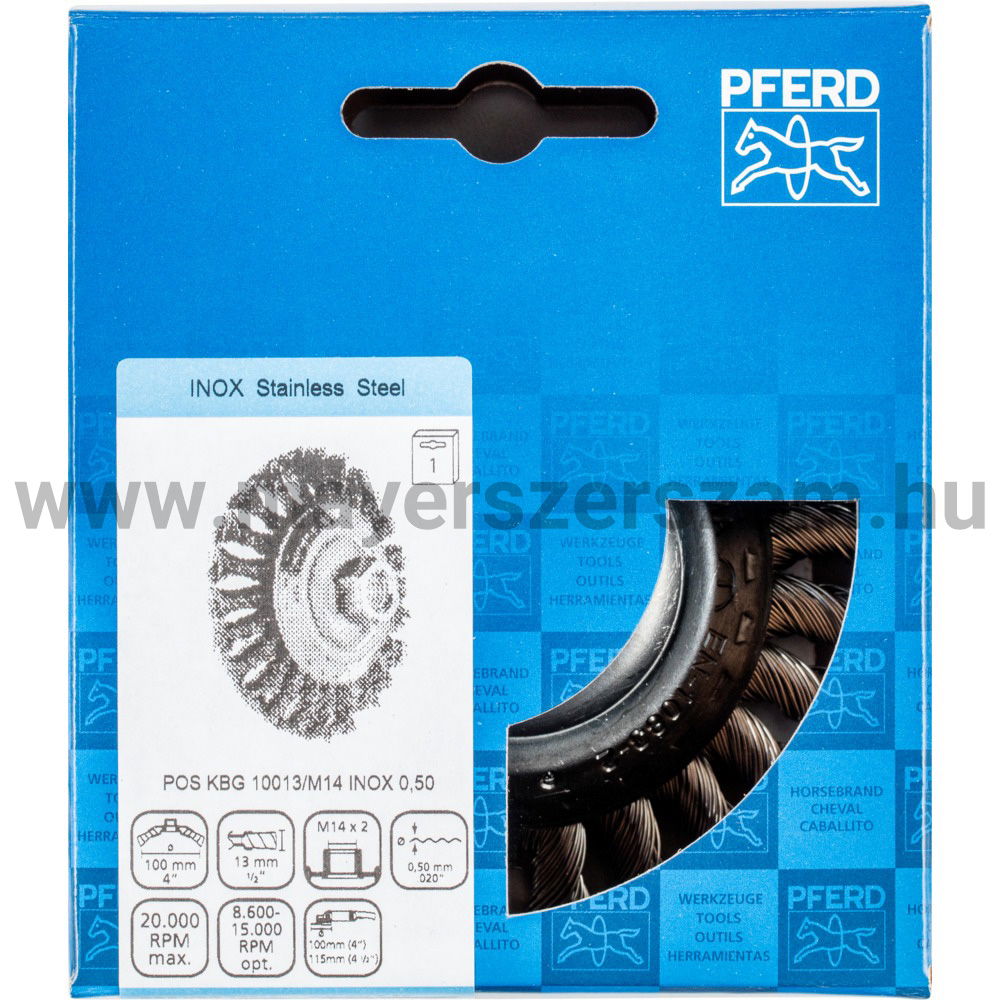 FONOTT KÚPOS MENETES KEFE POS KBG 10013/M14 INOX 0,50 termék fő termékképe