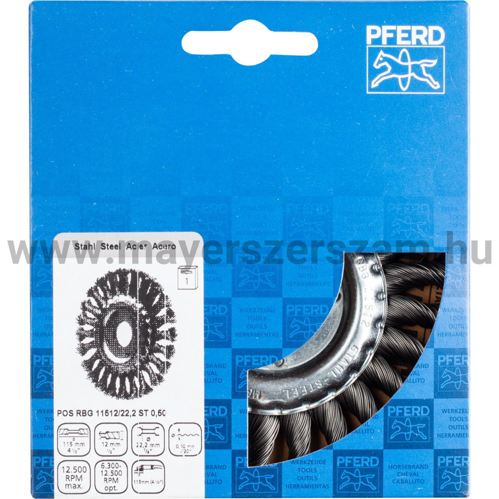 FONOTT KÖRKEFE POS RBG 11512/22,2 ST 0,50 termék fő termékképe