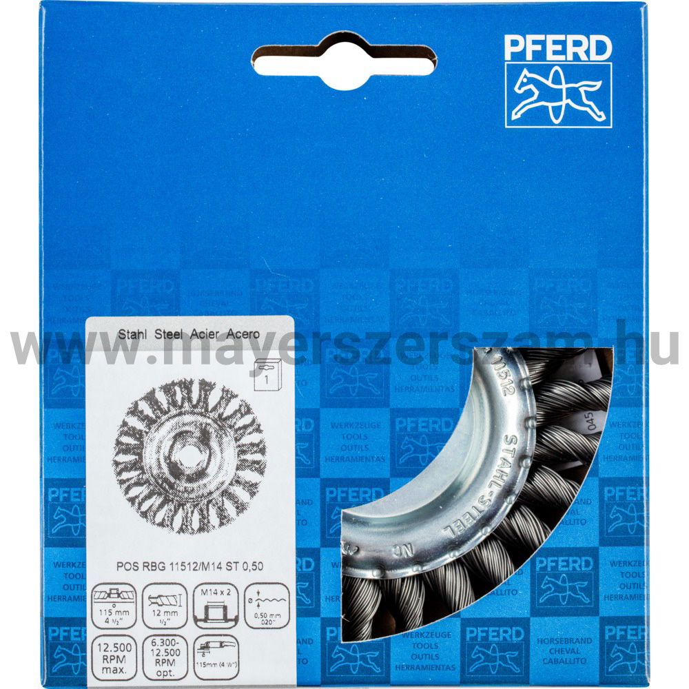 FONOTT KÖRKEFE POS RBG 11512/M14 ST 0,50 termék fő termékképe