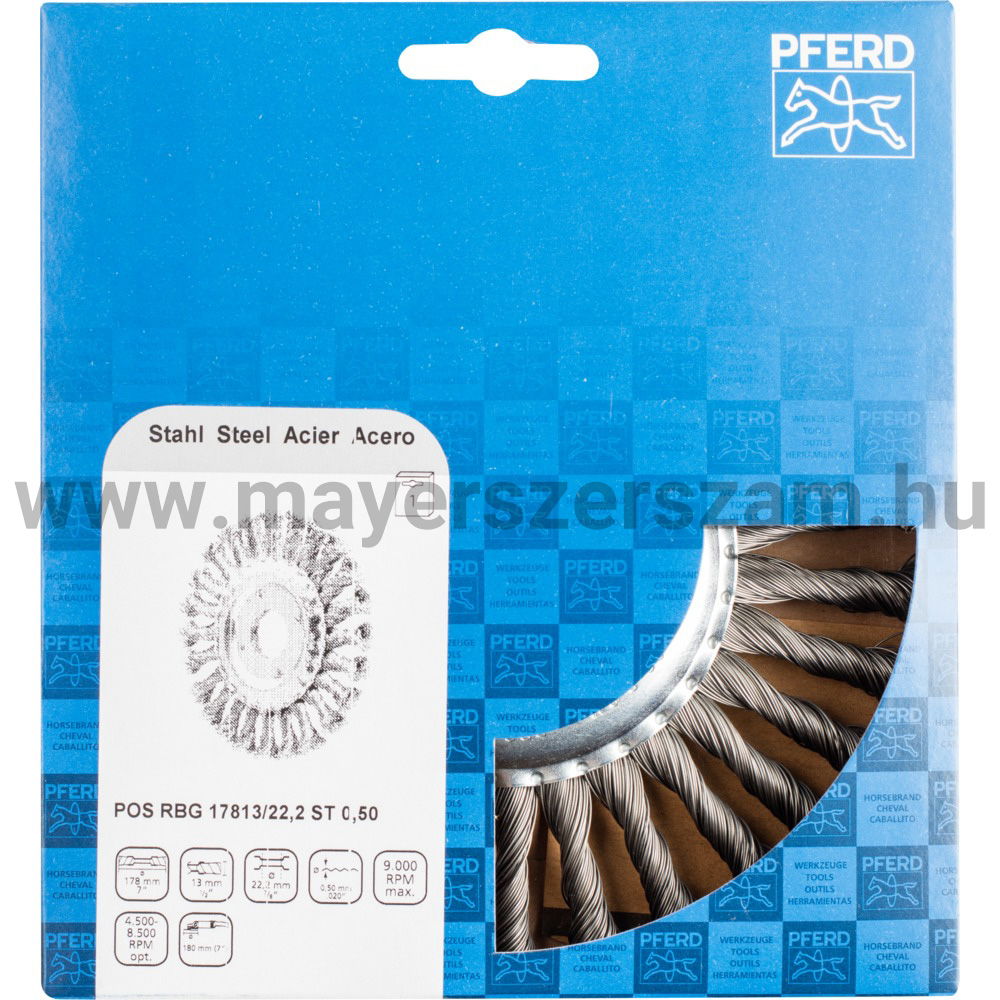 FONOTT KÖRKEFE POS RBG 17813/22,2 ST 0,50 termék fő termékképe