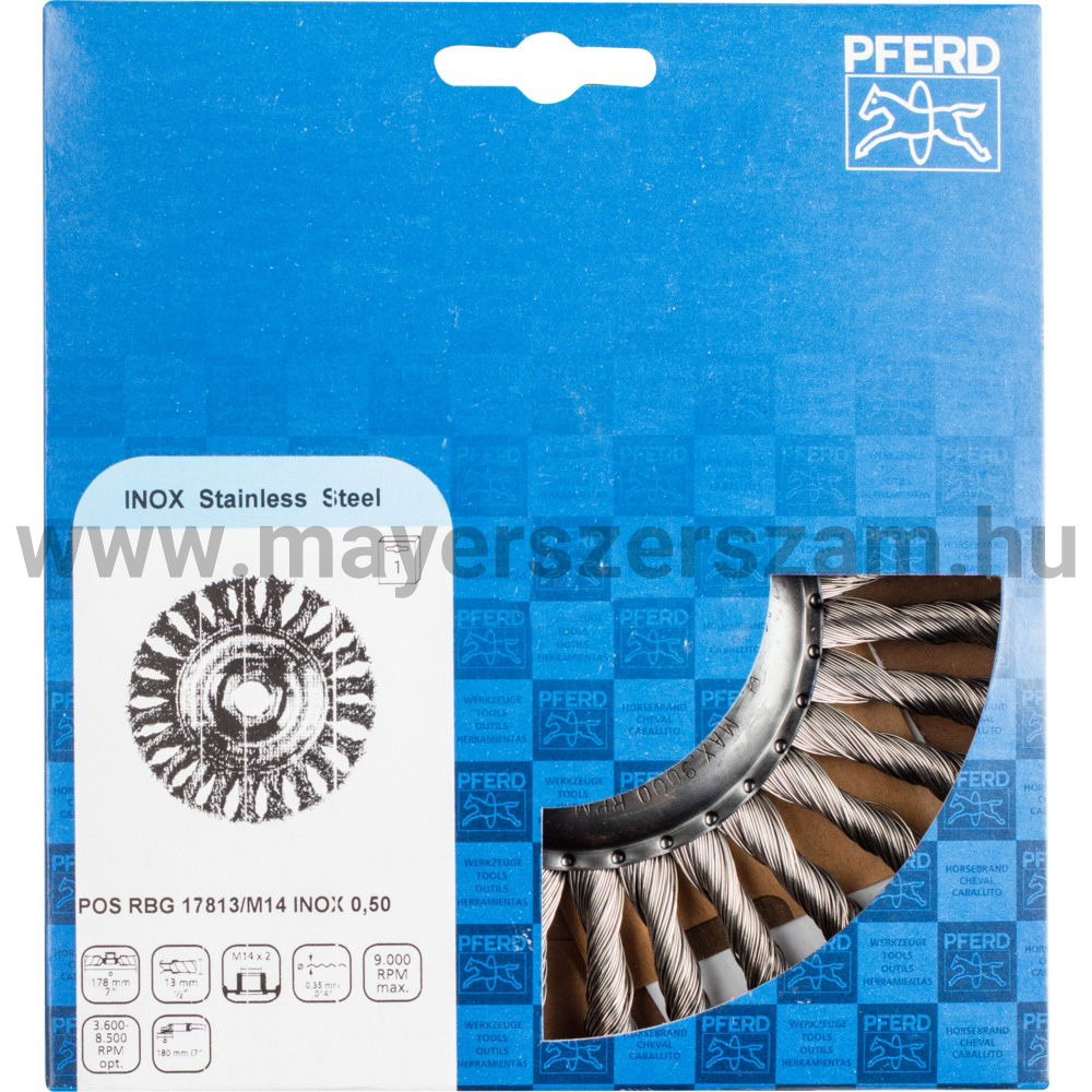 FONOTT KÖRKEFE POS RBG 17813/M14 ST 0,50 termék fő termékképe