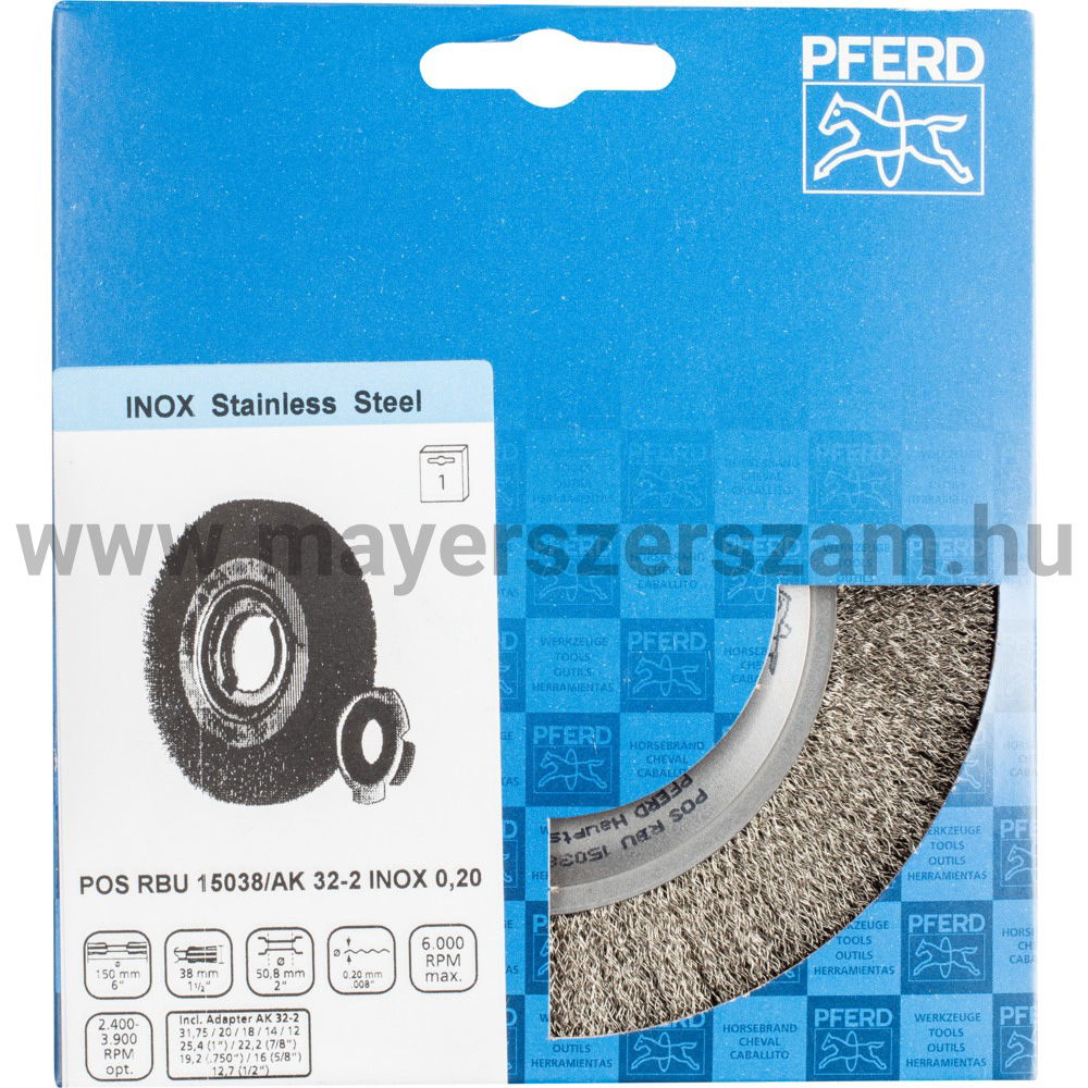 FONATLAN KÖRKEFE POS RBU 15038/AK 32-2 INOX 0,20 termék fő termékképe