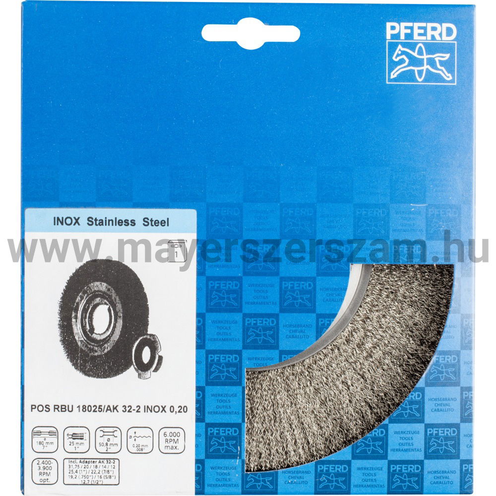 FONATLAN KÖRKEFE POS RBU 18025/AK 32-2 INOX 0,20 termék fő termékképe