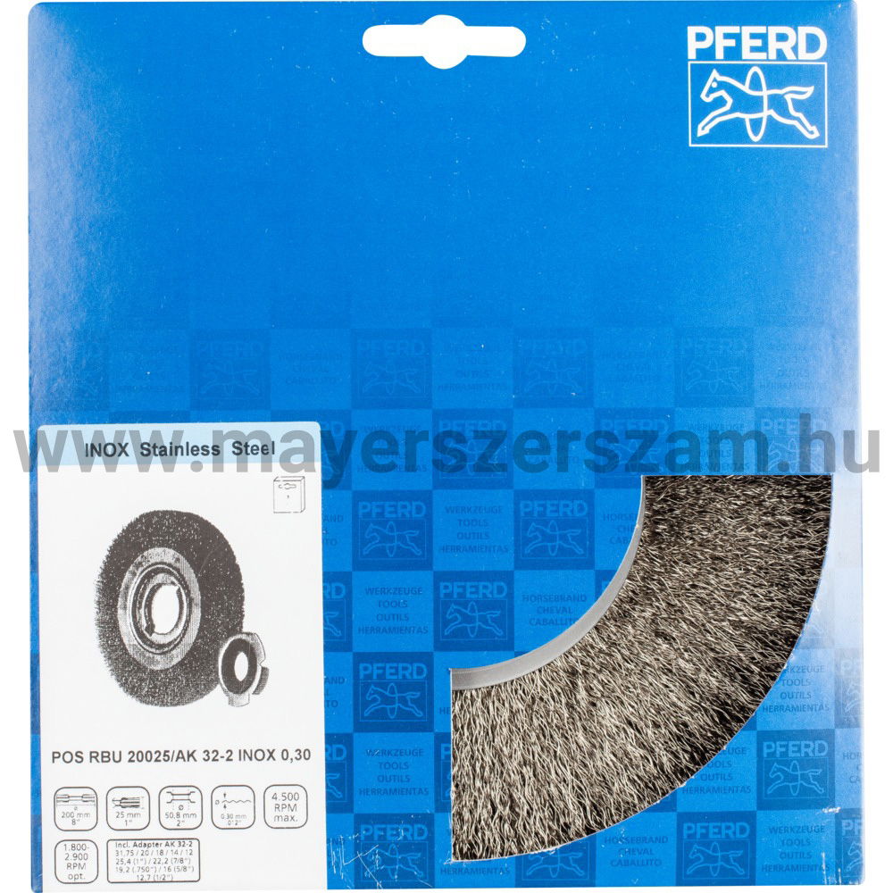 FONATLAN KÖRKEFE POS RBU 20025/AK 32-2 INOX 0,30 termék fő termékképe