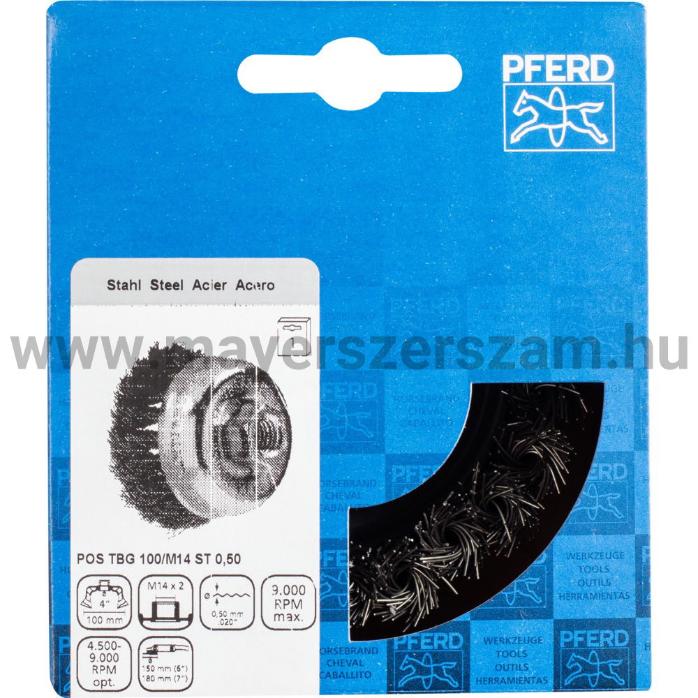 FONOTT FAZÉKKEFE POS TBG 100/M14 ST 0,50 termék fő termékképe