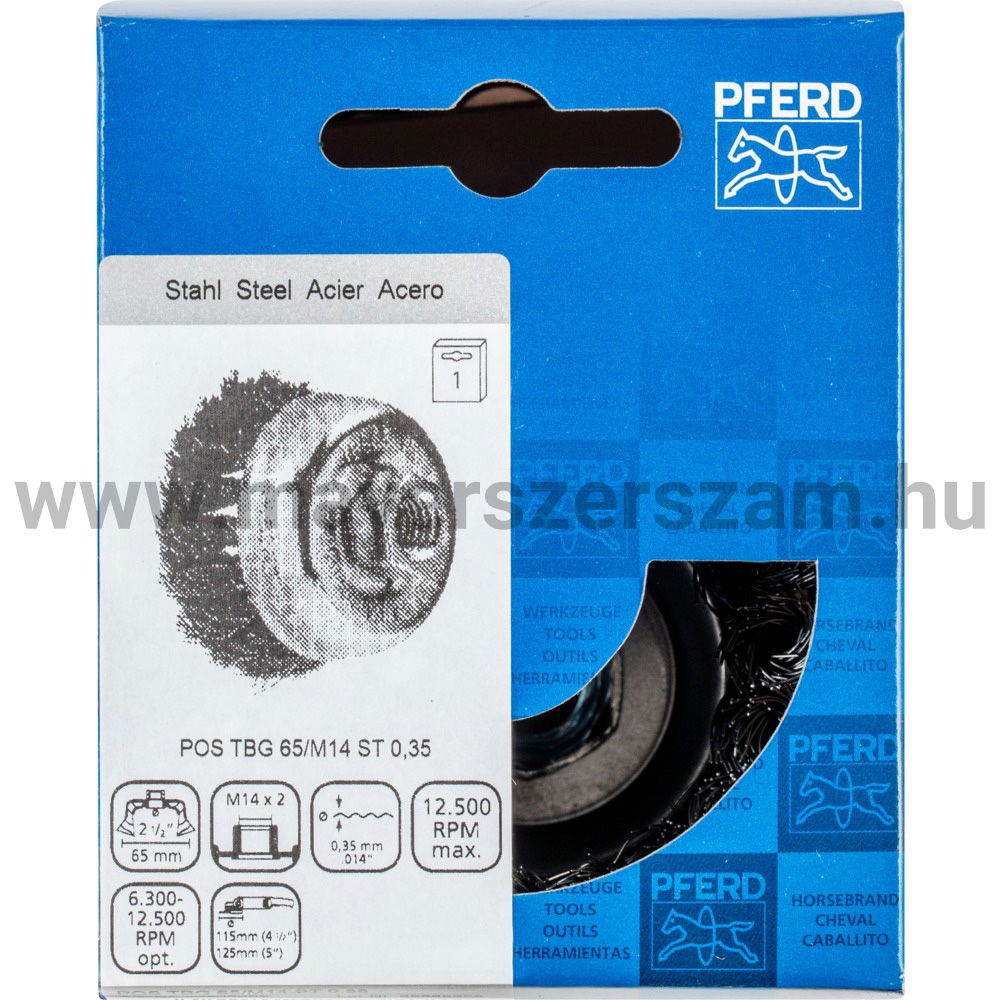 FONOTT FAZÉKKEFE POS TBG 65/M14 ST 0,35 termék fő termékképe