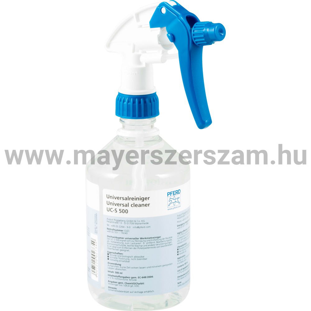 UNIVERZÁLIS TISZTÍTÓ UC-S 500 termék fő termékképe