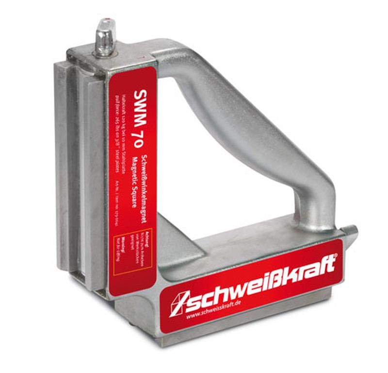 SWM 70 Hegesztési szögbeállító mágnes 90° (1,2 kN, 197x197x48mm, 2,7kg) termék fő termékképe