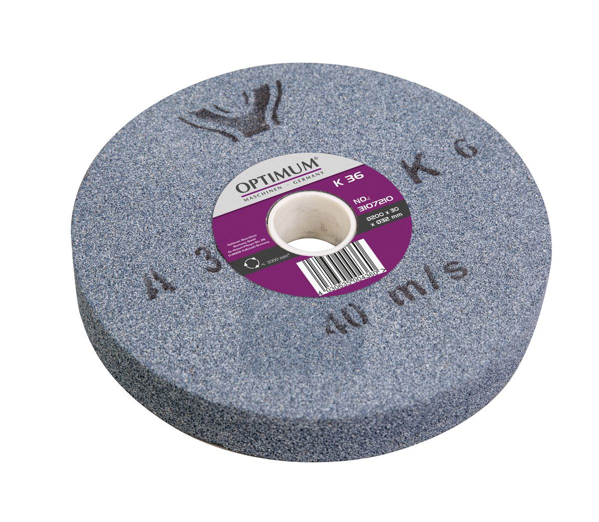 Optimum Köszörűkorong finom szemcsézettel K80 átm.200x30, furat:32mm termék fő termékképe