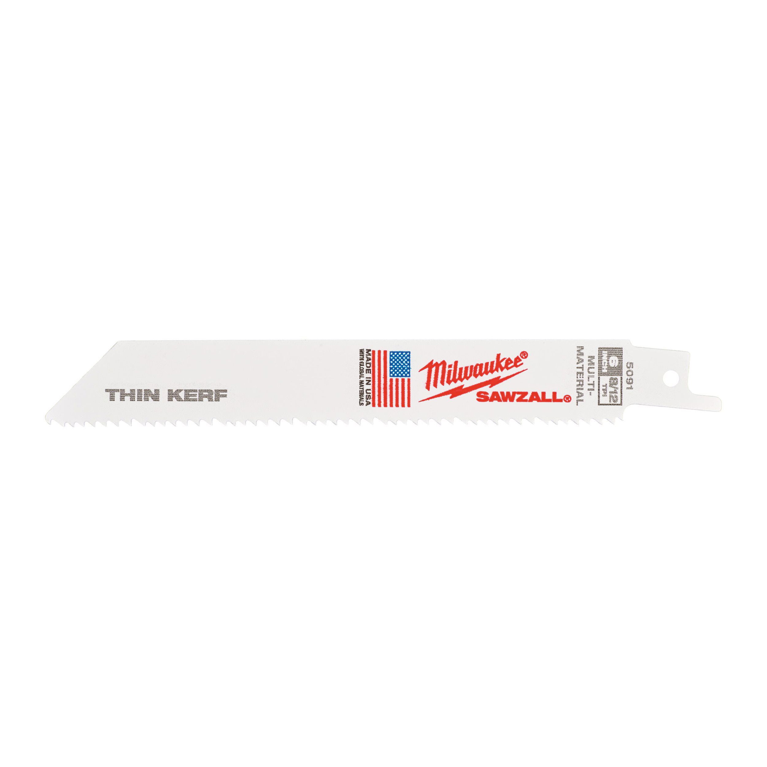 Milwaukee Univerzális szablyafűrészlap, Bi-Met, Co, 150 mm, 8/12 TPi, 5 db/csomag termék fő termékképe