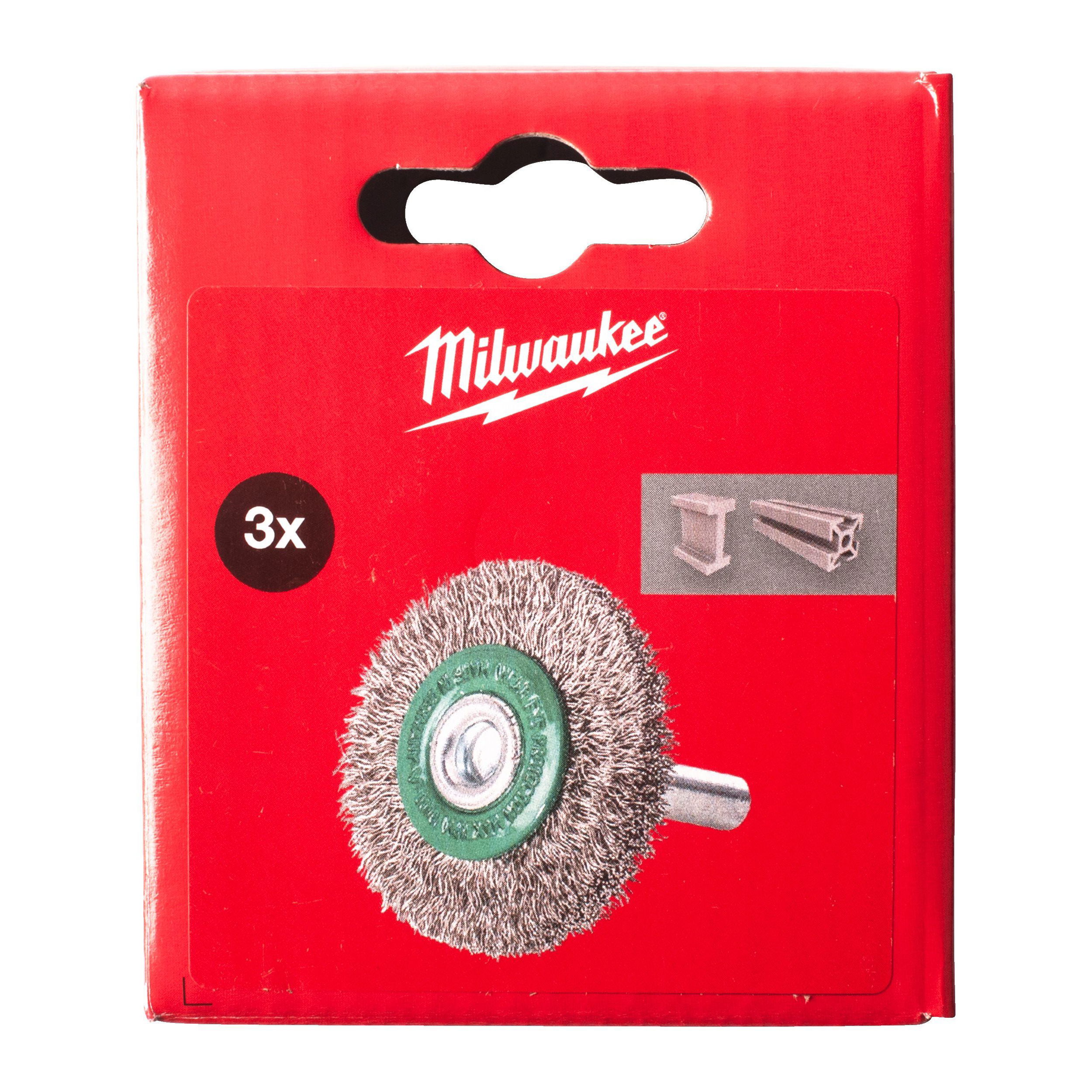 Milwaukee Csapos körkefe, Inox/0.2 mm, S6, 40 x 9 x 9 mm, 3 db/csomag termék fő termékképe