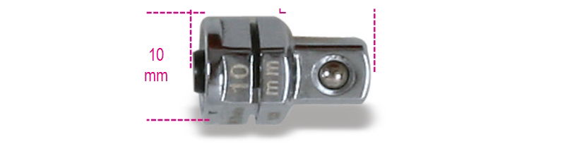 Beta 123Q1/4 Adapter gyorscsatlakozóval 1/4" 10 mm-es racsniskulcshoz 10 termék fő termékképe