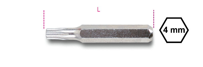 Beta 1256RTX 6 Csavarhúzóbetét 4 mm Tamper Resistant Torx®-csavarokhoz termék fő termékképe