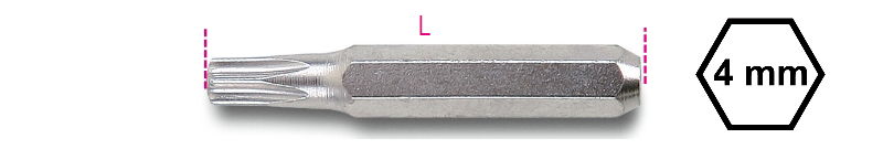 Beta 1256TX 15 Csavarhúzóbetét 4 mm Torx®-csavarokhoz termék fő termékképe