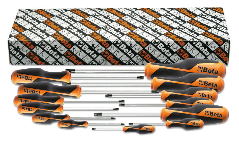 Beta 1267TX/S13 Imbusz-csavarhúzókészlet markolattal Torx®-csavarokhoz, 13 darabos termék fő termékképe