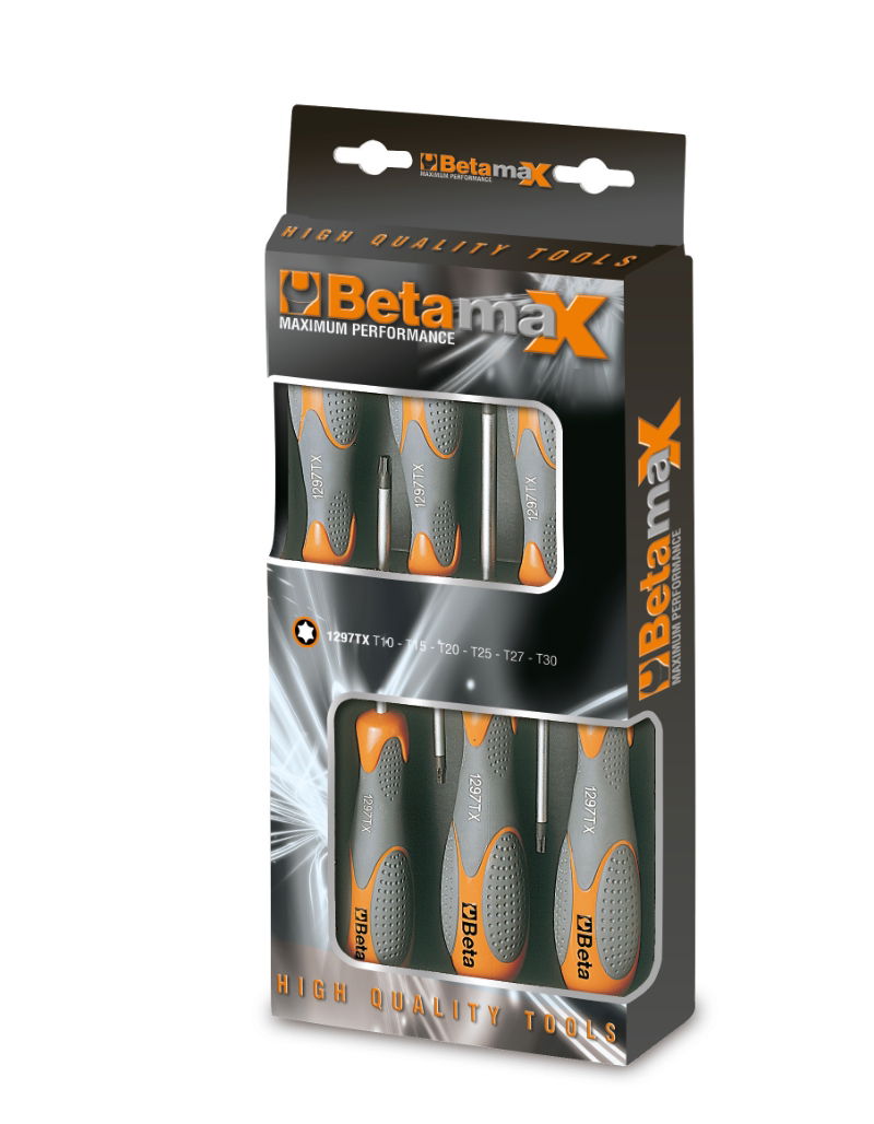Beta 1297TX/D6 6 részes imbusz-csavarhúzó szerszám készlet Torx® csavarokhoz termék fő termékképe