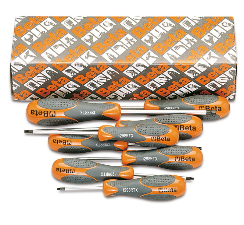 Beta 1298RTX/S8 8 részes imbusz-csavarhúzó szerszám készlet Tamper Resistant Torx® csavarokhoz termék fő termékképe